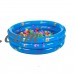 Inflatable Kiddie Pool 3 Ring Round Swimming Pool Ball Pit ,Anti-skid Bottom With Double Layer Bubble Designed   